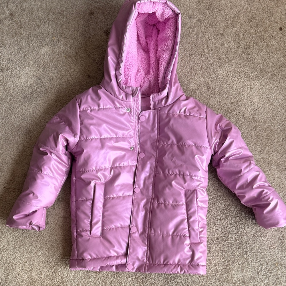 Cat & Jack Heavyweight Shiny Puffer Jacket